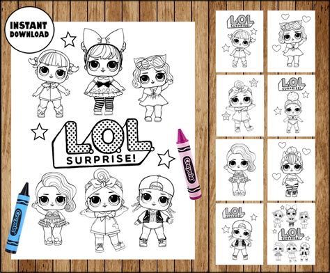 Lol Accessories Coloring Page