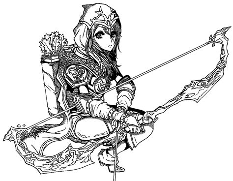 Ashe coloring page