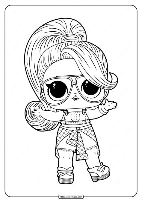 L.O.L. Doll Coloring Pages