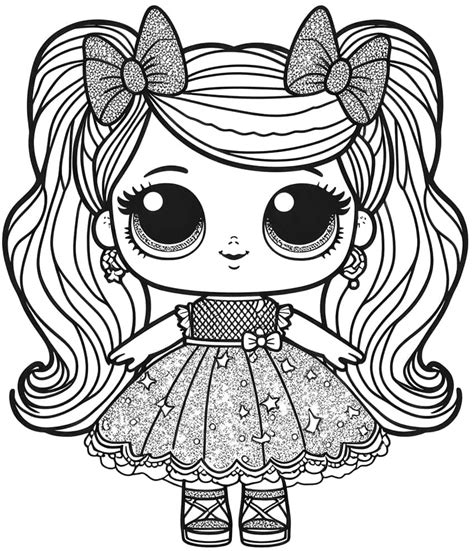 LOL Dolls Coloring Book Page 2