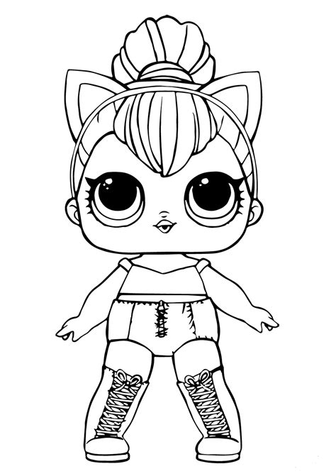 L.O.L. dolls coloring pages