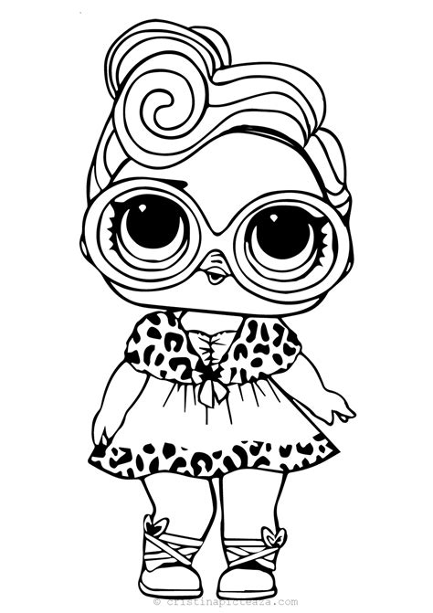 Lol Dolls printable coloring pages for kids