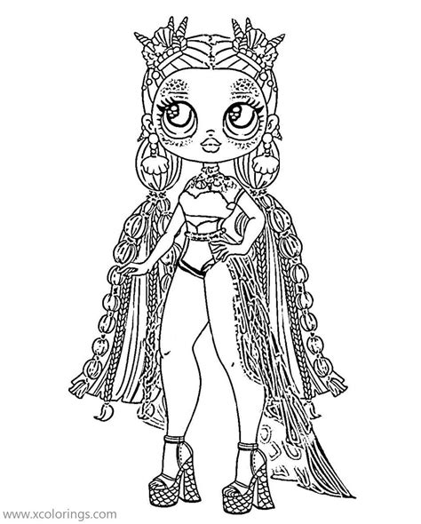 LOL Fashion Coloring Pages for Kids