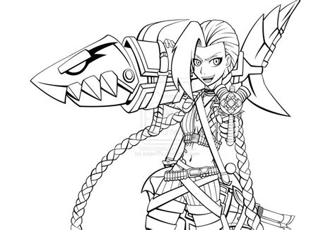 Jinx coloring page