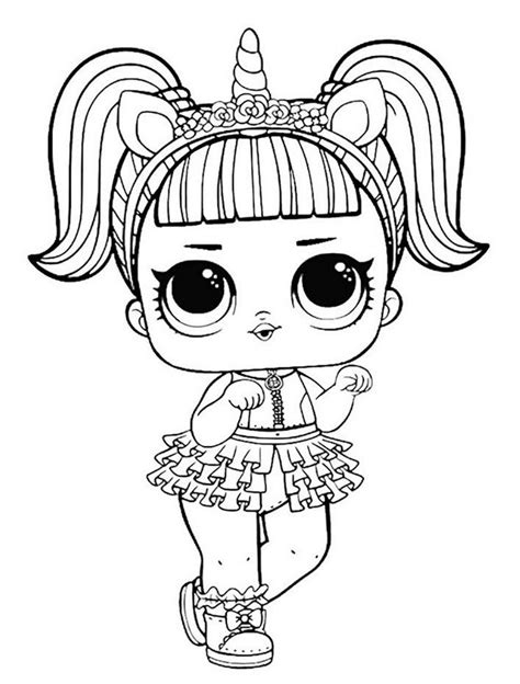 Lol Surprise Dolls Coloring Pages Templates