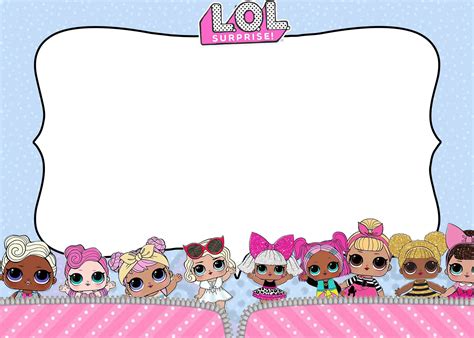 Lol Surprise Dolls Craft Templates