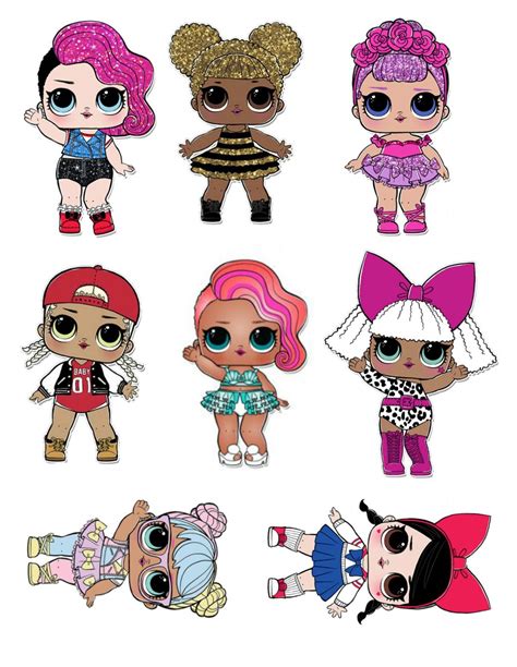 Lol Surprise Dolls Printable Games Templates