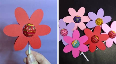 Lollipop flower creation process