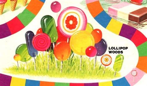 Lollypop woods card template