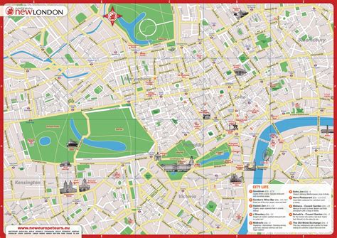 How to Use a London Tourist Map Printable PDF Download