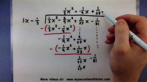 Long Division with Fractions