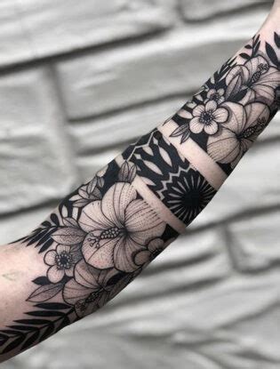 Long forearm tattoos for men and women