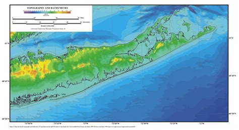 Long Island Elevation Map