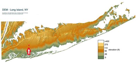 Long Island Elevation Significance