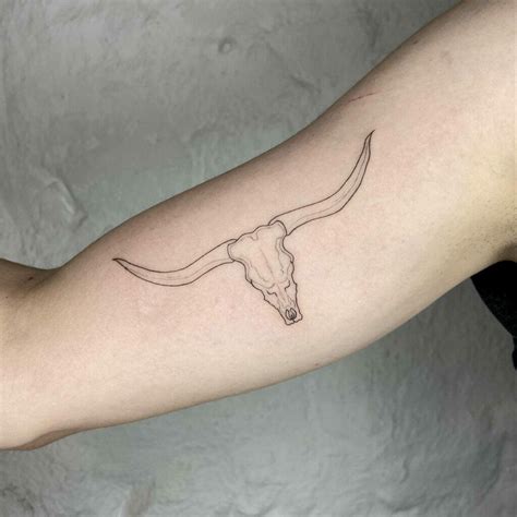 Longhorn tattoo design