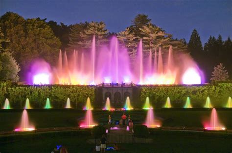 Longwood Gardens fountain show