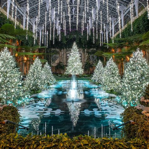 Longwood Gardens holiday lights