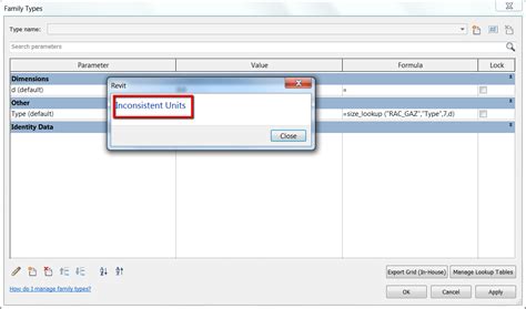 Common Errors When Creating a Lookup Table