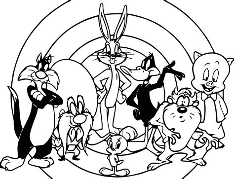 Looney Tunes Characters Coloring Pages