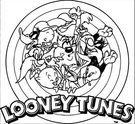 Looney Tunes Printable Coloring Pages for Kids Fun