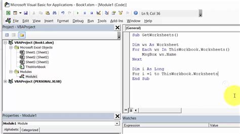 Excel VBA Looping Through Sheets Image 2