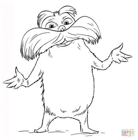 Lorax coloring book for kids