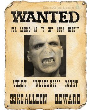 Lord Voldemort Wanted Poster