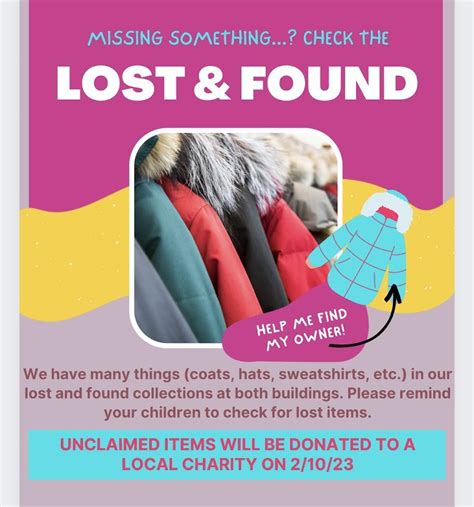 Lost and Found Tips