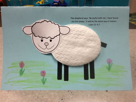 Lost Sheep Craft Ideas for Preschoolers