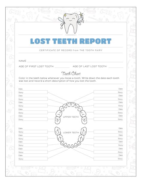 Lost Tooth Report