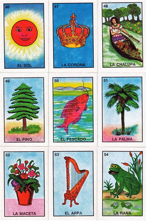 Loteria printables for kids