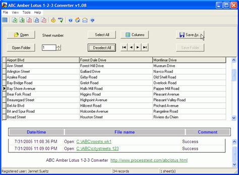 Lotus 1-2-3 to Excel Converter