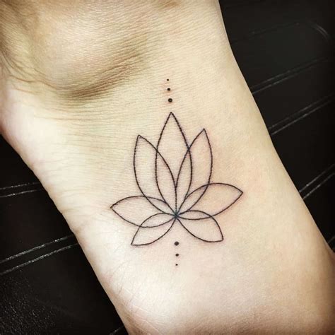 Lotus flower tattoo for spiritual growth