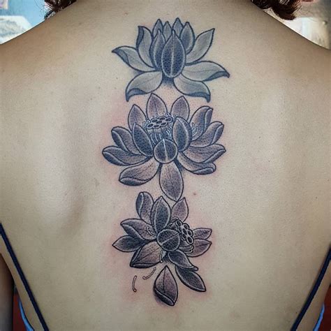 Lotus tattoo design placement