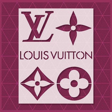 Louis Vuitton Stencil Printable Templates