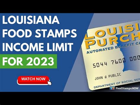 Louisiana Food Stamps Program Details