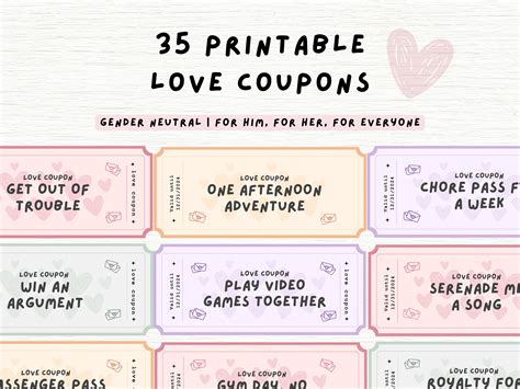 Love Coupon Book