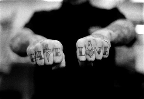 Love Hate Tattoo Meaning