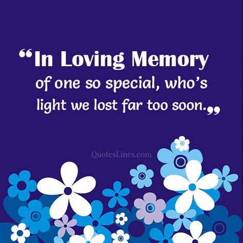 Loving Memory Quote