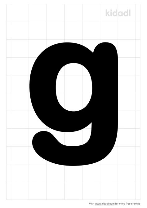 Lower Case Letter G