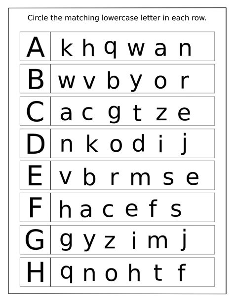 Lowercase Alphabet Quiz