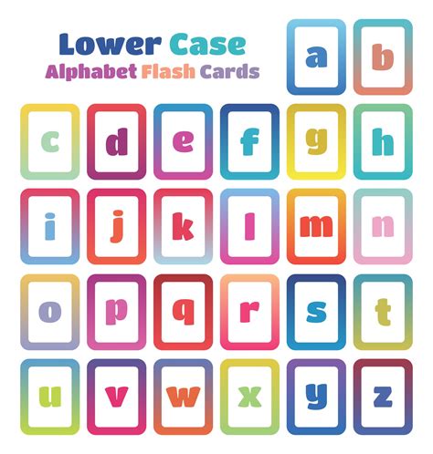 Lowercase Alphabet Template 7