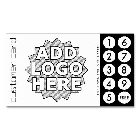 Loyalty Punch Card Template Example 9