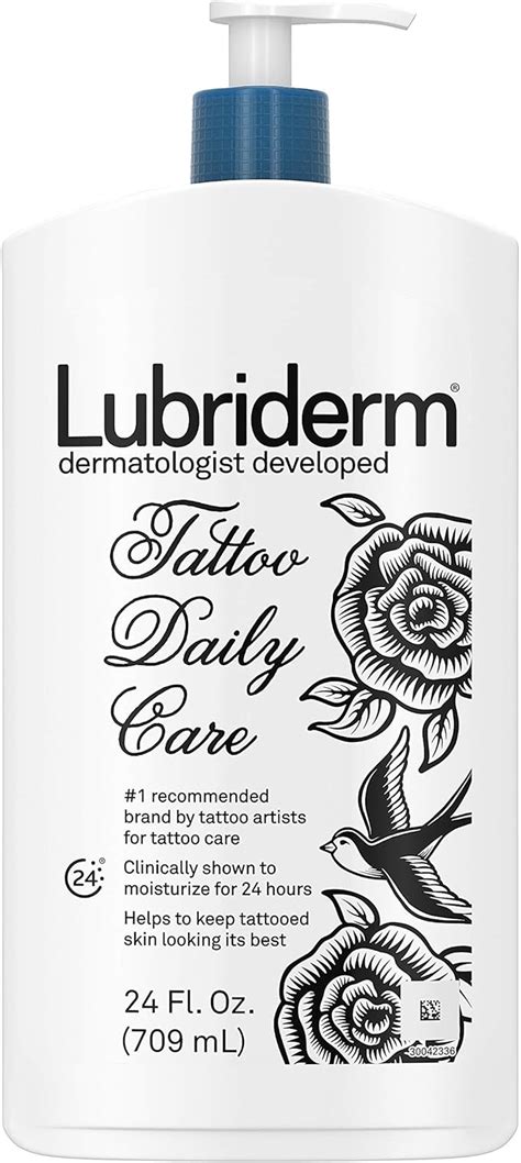 Lubriderm lotion for tattoo aftercare