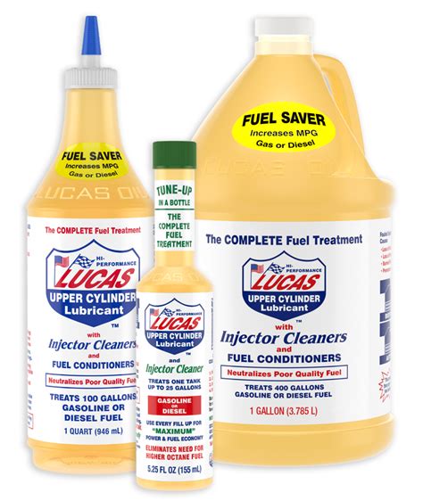 Lucas Fuel Treatment for better engine performance