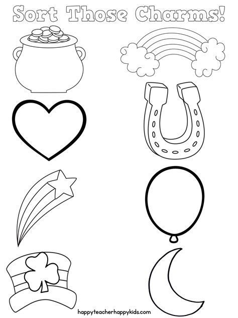 Lucky charms coloring pages