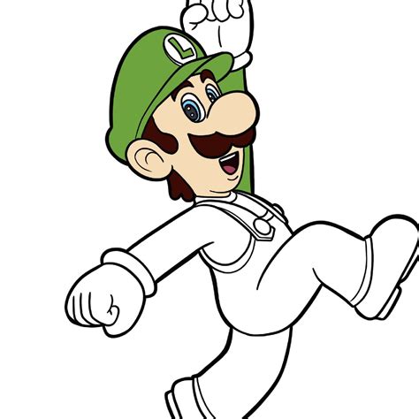 Luigi Printable Character