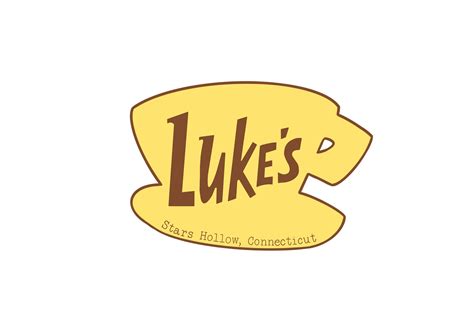 Luke's Diner logo printable template