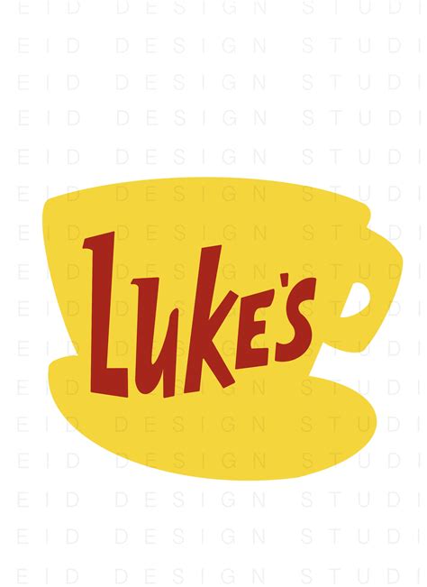 Luke's Diner logo printable template 1