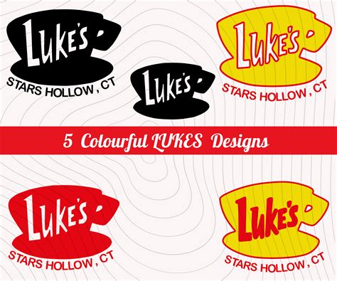 Luke's Diner logo printable template 3